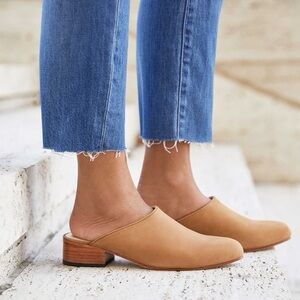 NISOLO Tan Suede Mules